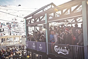 La Folie Douce, Val d'Isere terrace